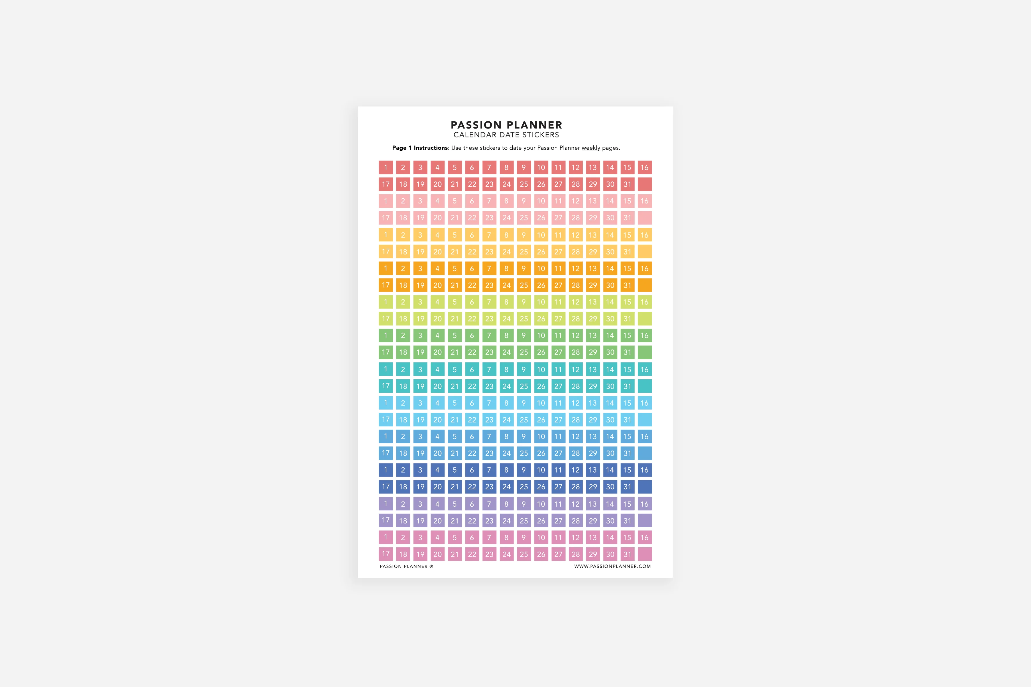 Calendar Date Stickers - Image 5