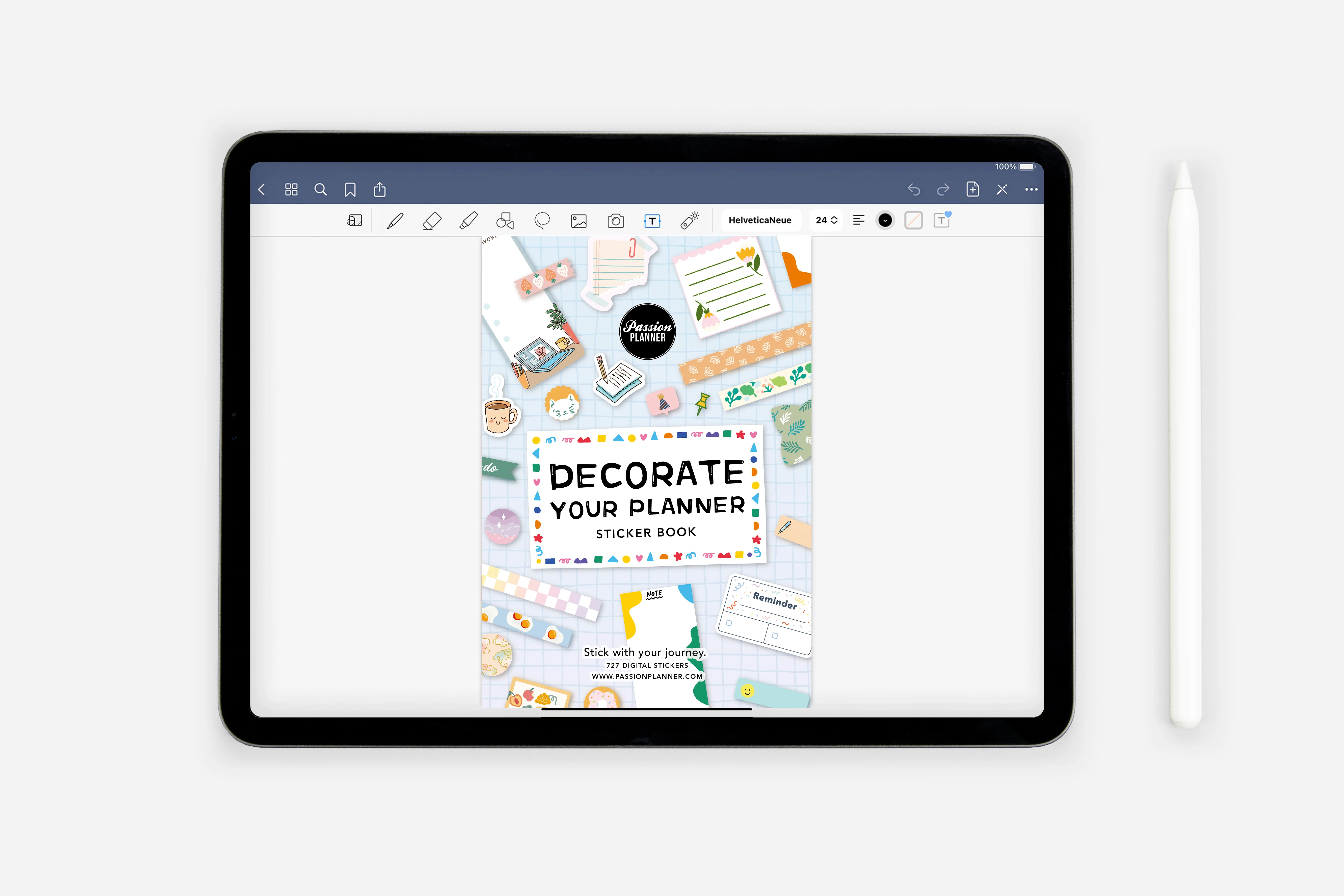 Digital Decorate Your Planner Sticker Book