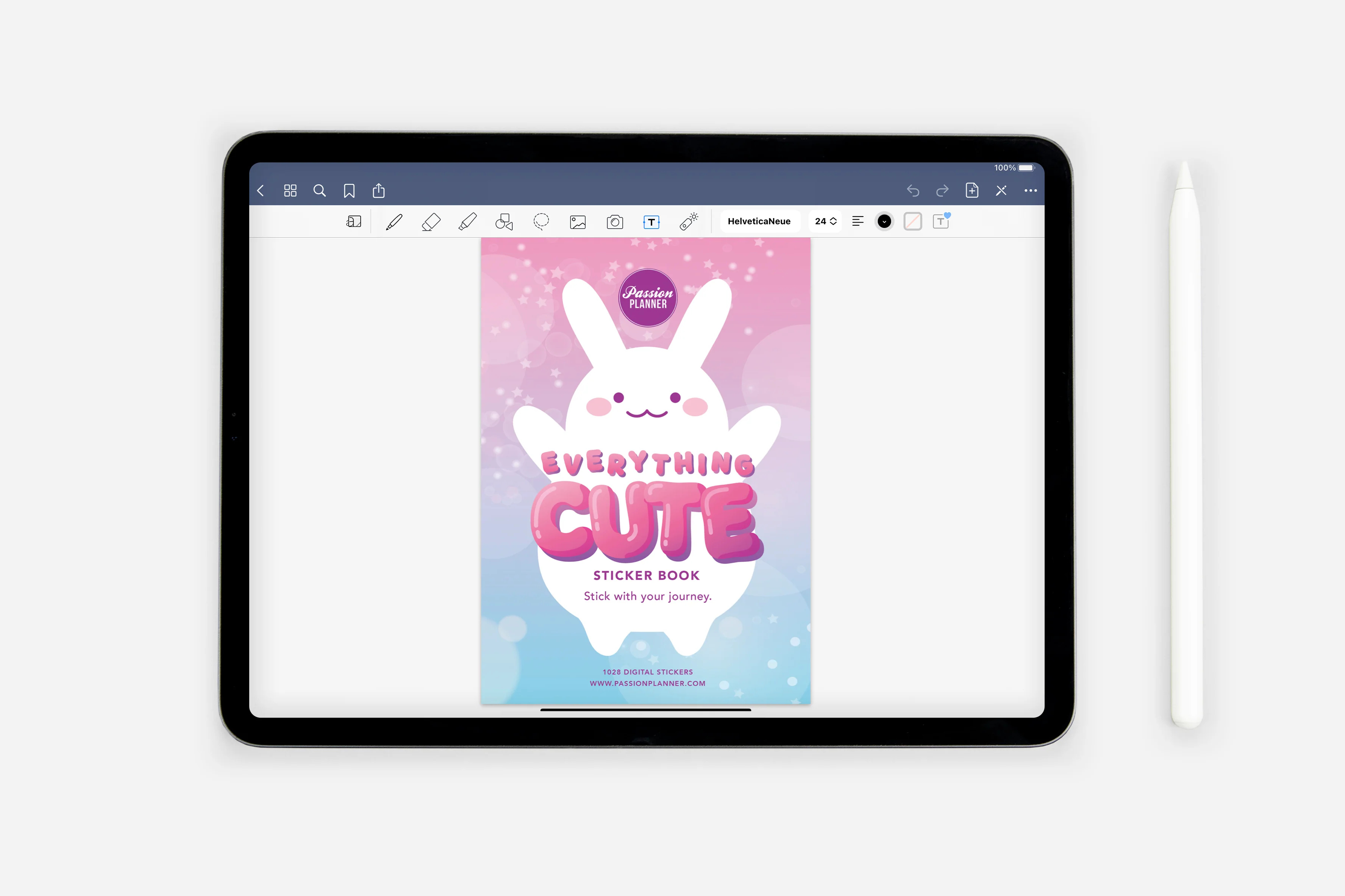 Digital Everything Cute Sticker Book