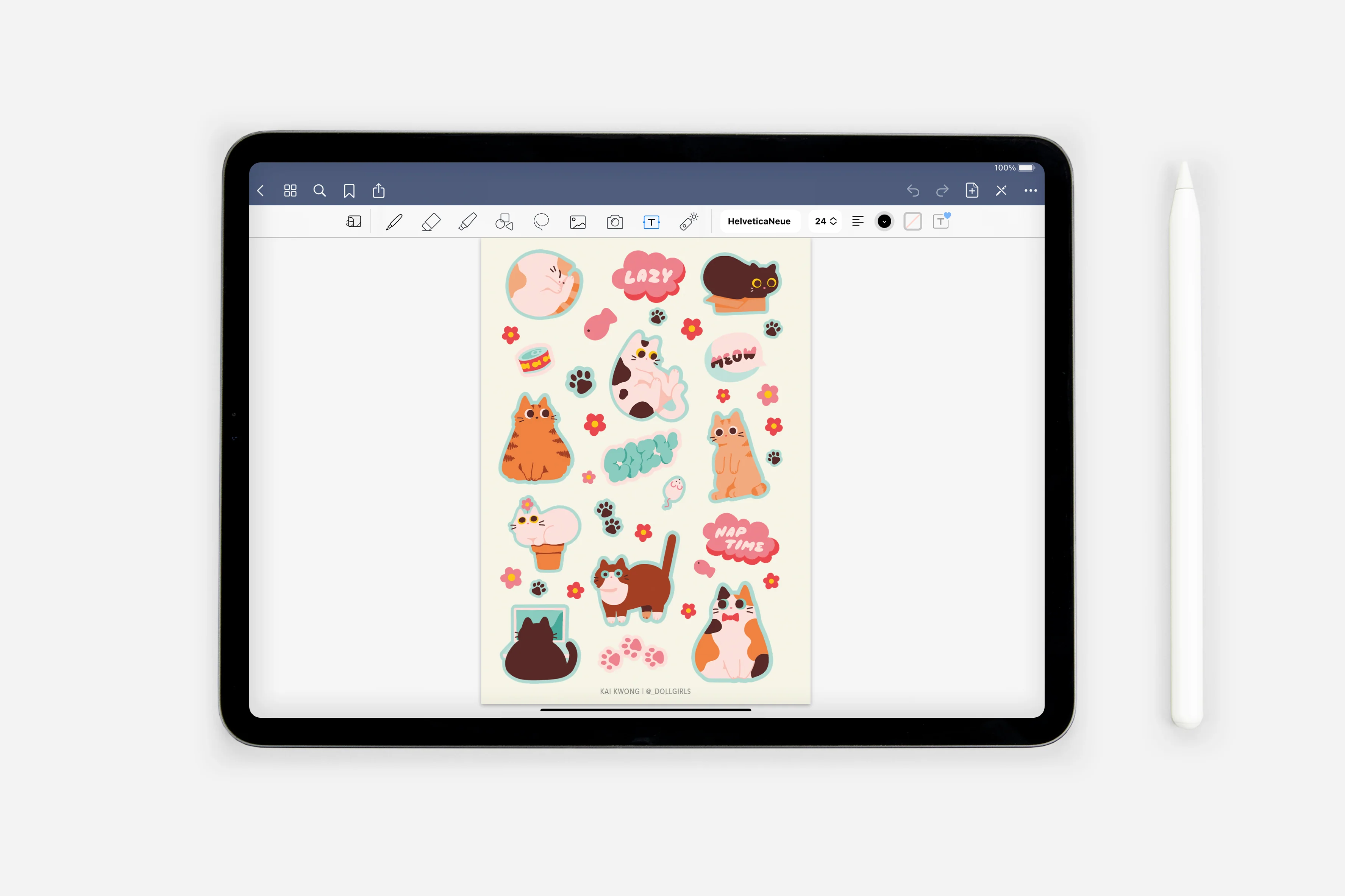 Digital Everything Cute Sticker Book - Image 2