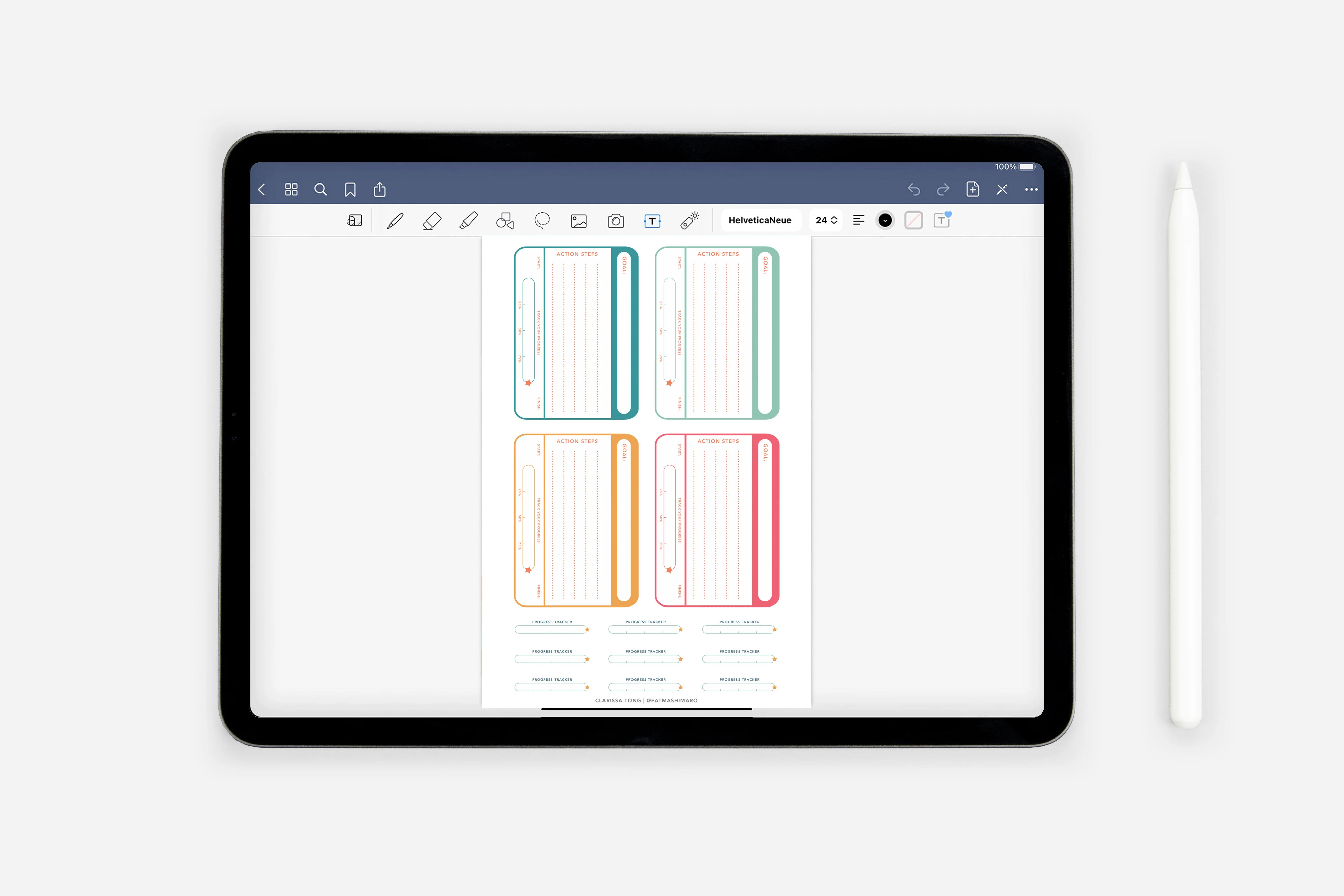 Digital Functional Trackers Sticker Book - Image 3