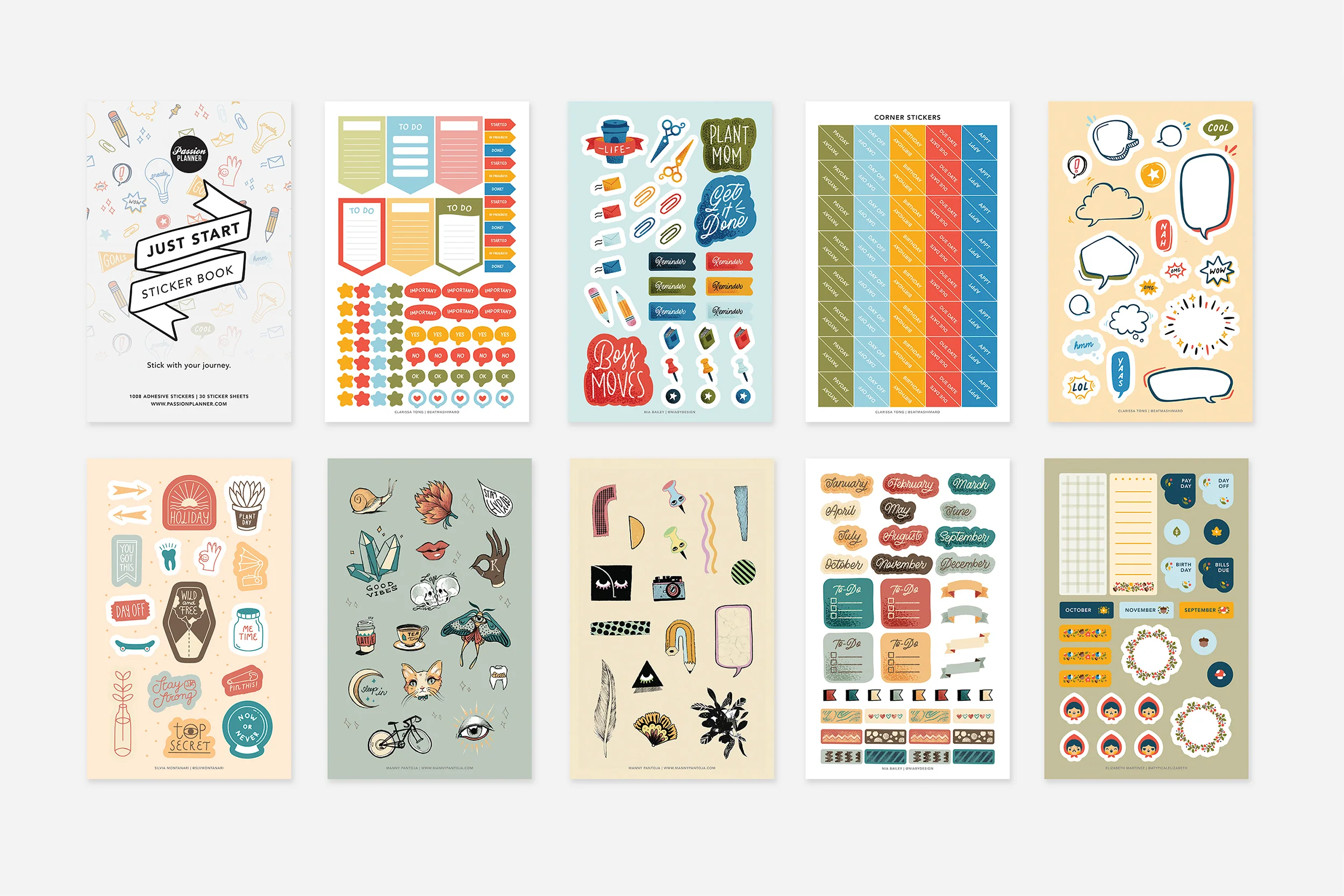 Digital Just Start Sticker Book - Image 3