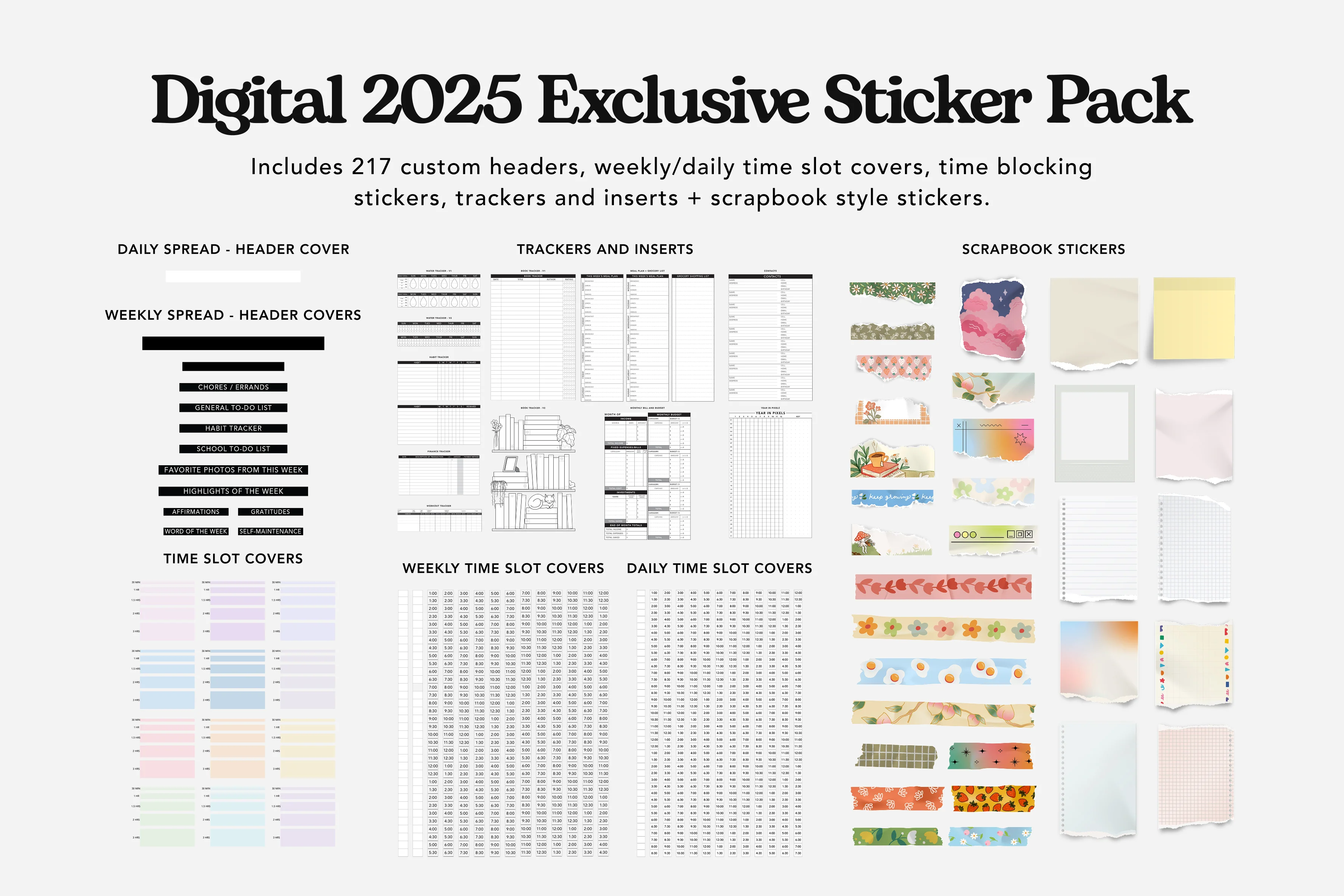 Digital Mid-Year Planner - 2025-2026 Weekly & Daily - Rainbow Prisma Bundle - Image 7