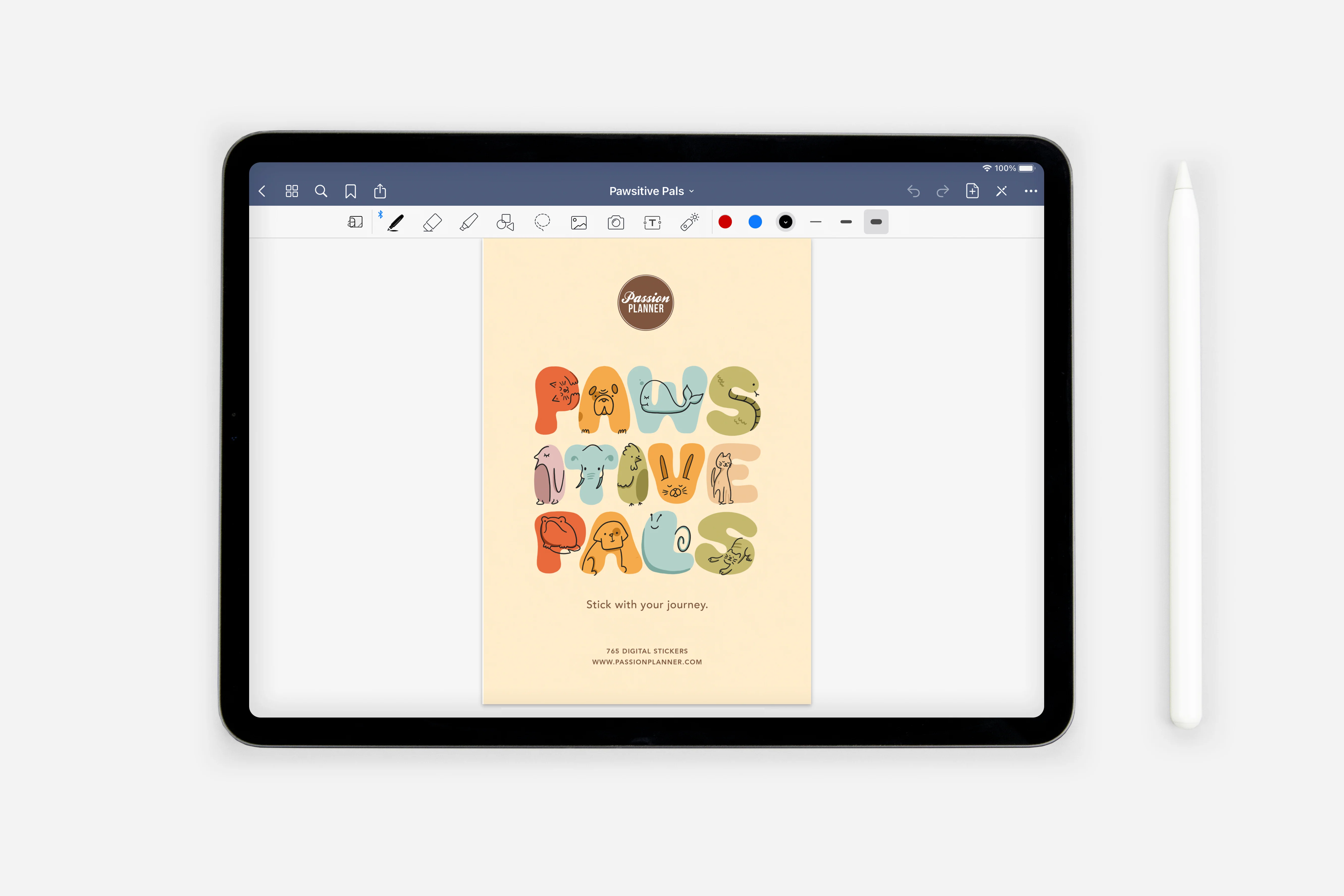 Digital Pawsitive Pals Sticker Book