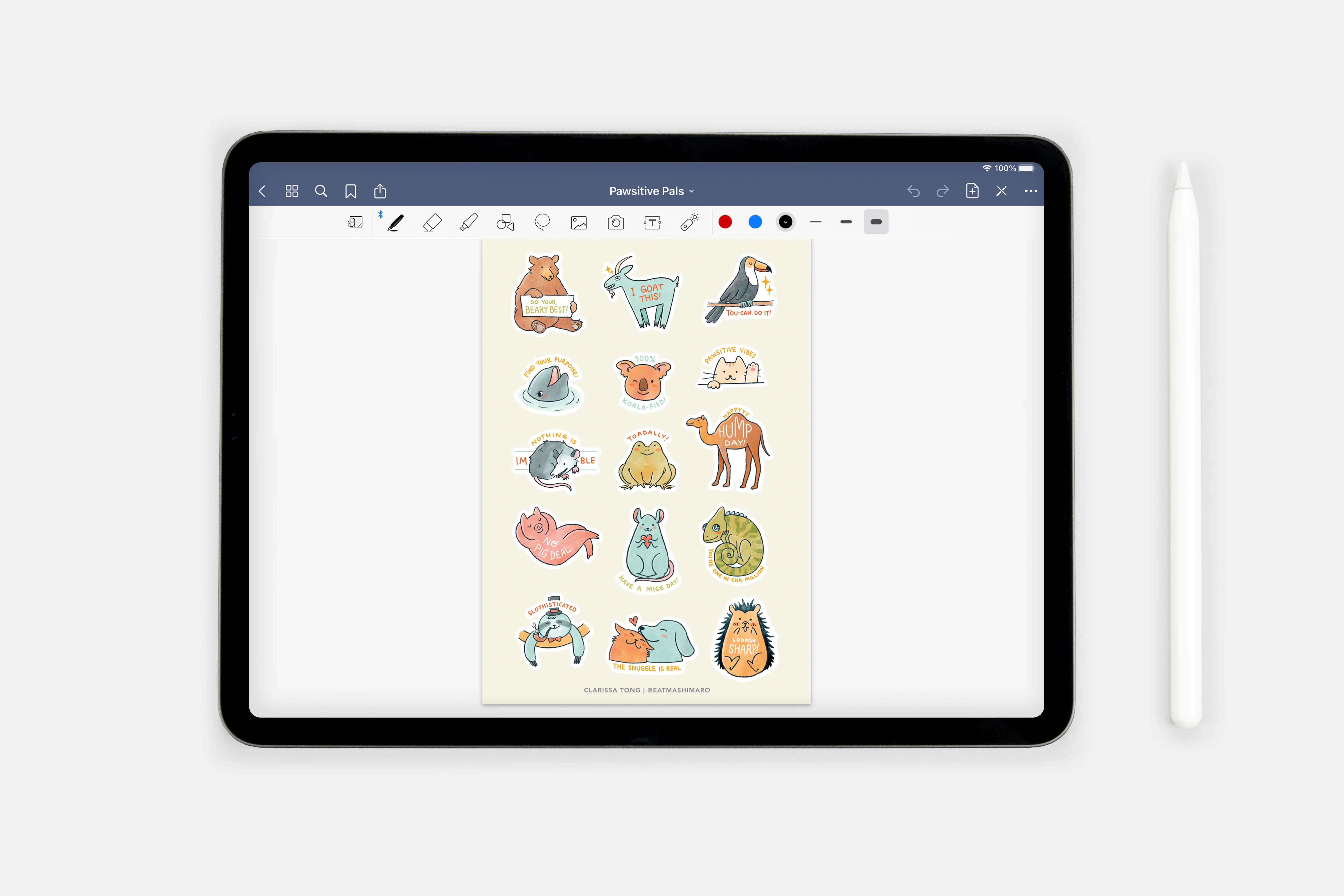 Digital Pawsitive Pals Sticker Book - Image 2