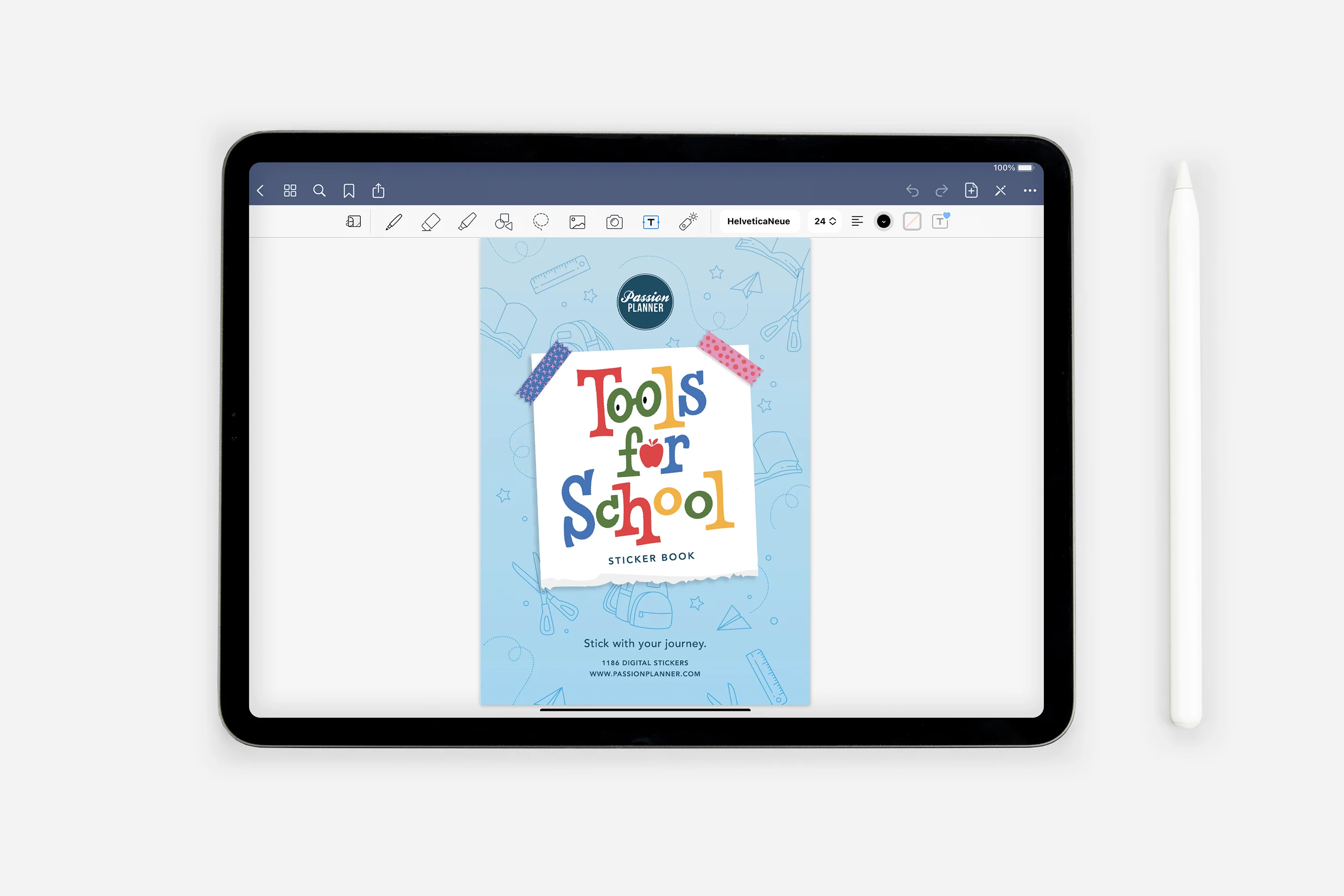 Digital Tools for School Sticker Book