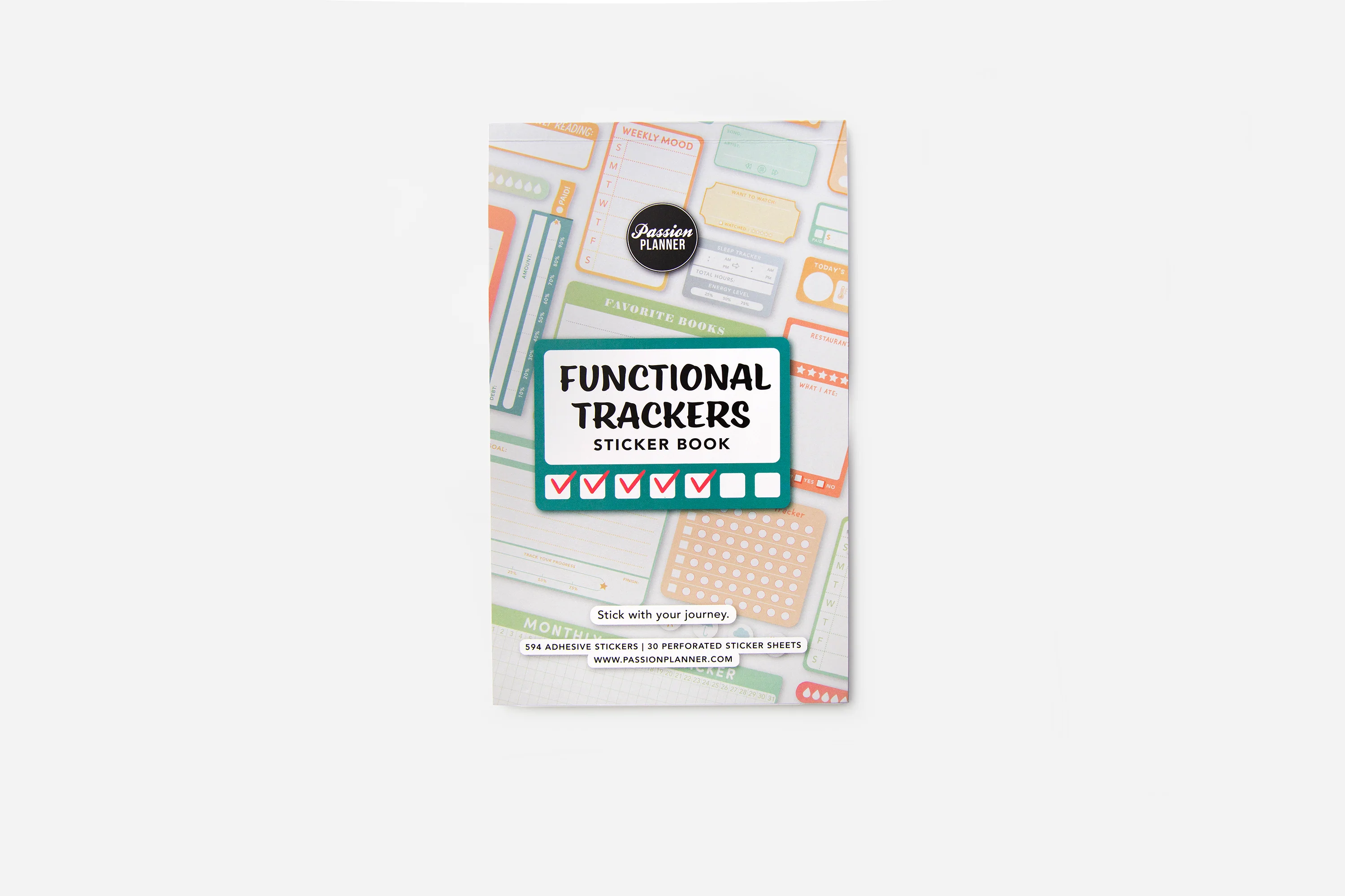 Functional Trackers Sticker Book