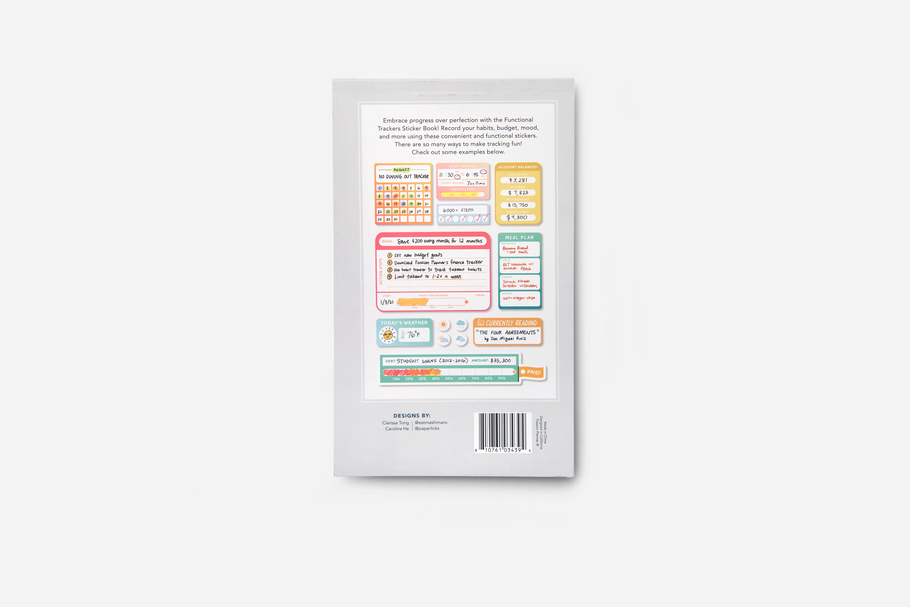 Functional Trackers Sticker Book - Image 5