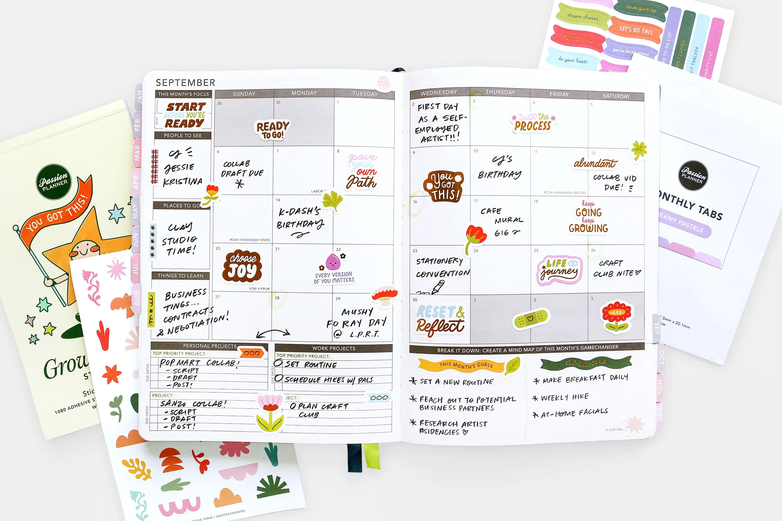 Growth and Goals Sticker Book - Image 5
