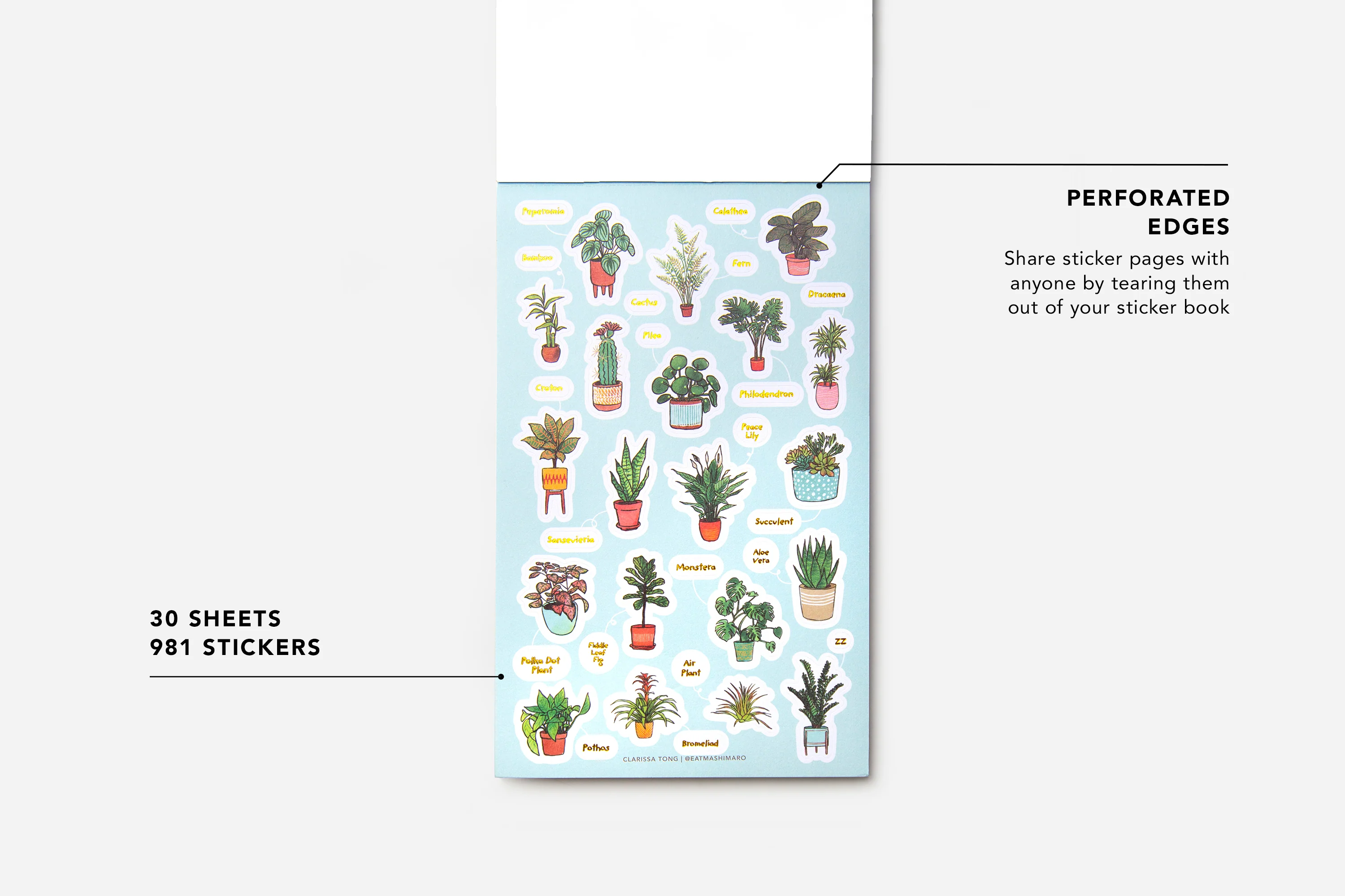 Houseplants Sticker Book - Image 3