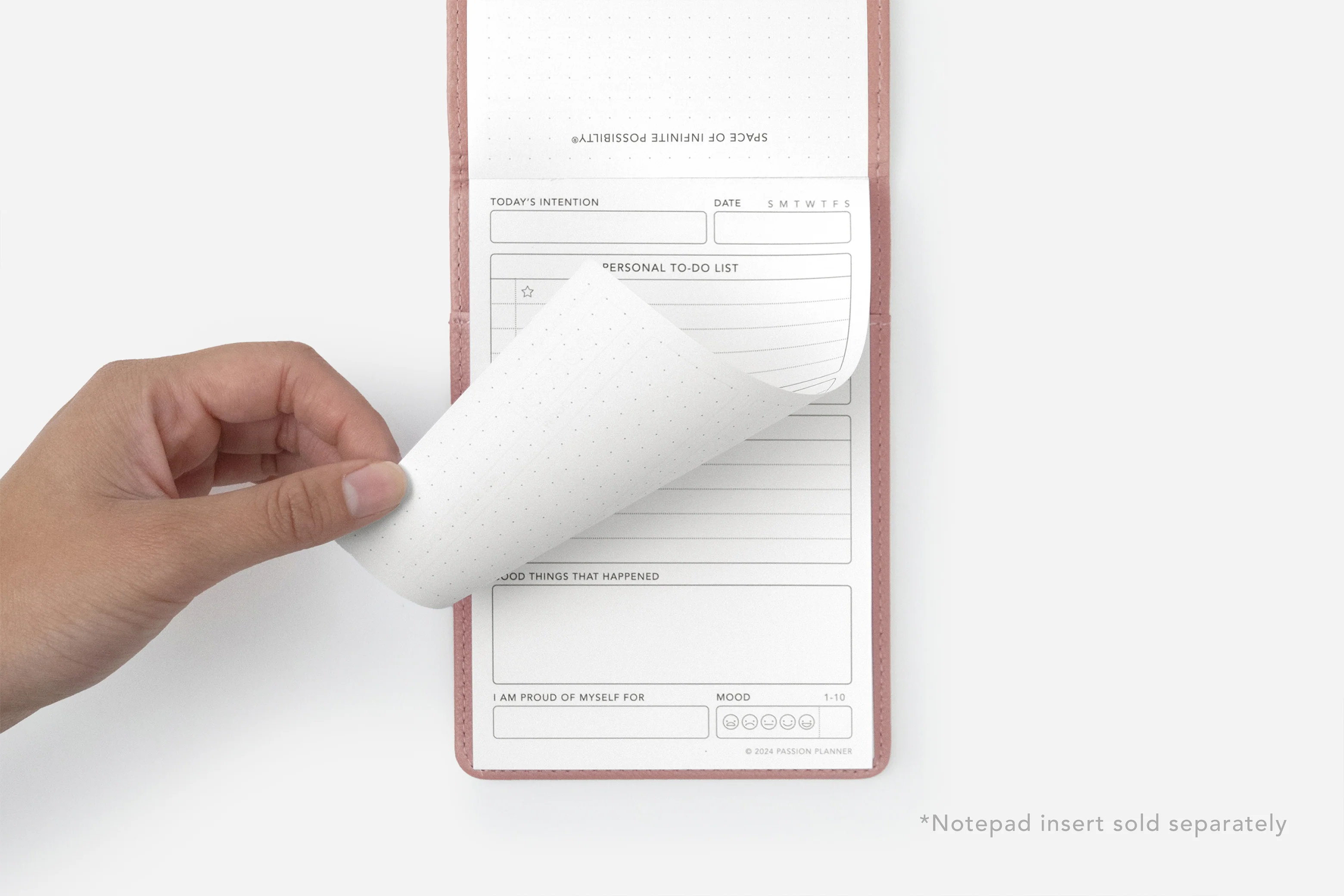 Notepad Cover - Dusty Rose - Image 3