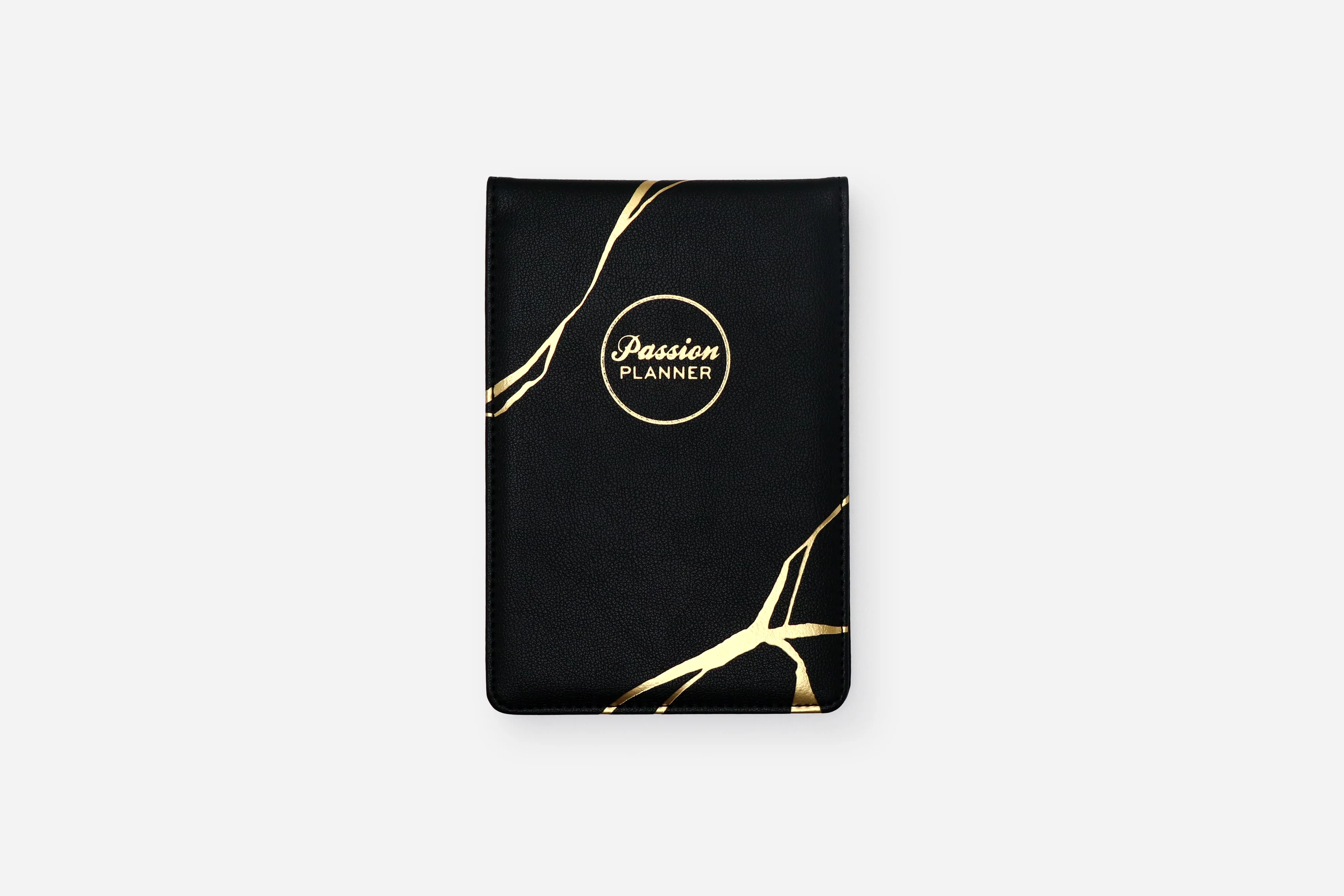 Notepad Cover - Onyx Kintsugi