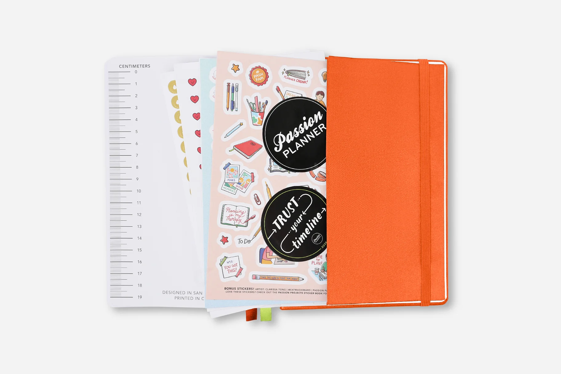 Weekly 2026 Planner - Tangerine Orange - Image 3